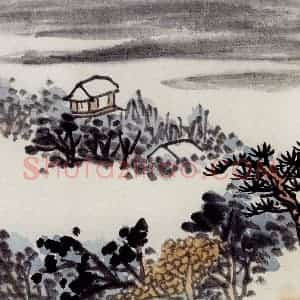 无纪年 陈师曾《山水诗画册页》国画山水作品图片赏析
