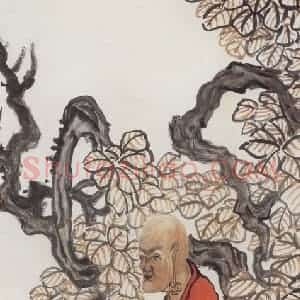无纪年 陈师曾《罗汉图》国画人物作品图片赏析