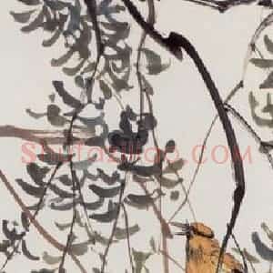 1920年 陈师曾《花鸟四屏》国画花鸟作品图片赏析