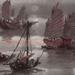 1978年 徐希《南海晨》国画山水作品图片赏析