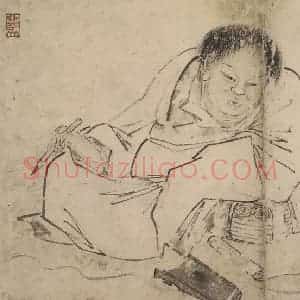 明代 张路《张路人物山水图册》国画人物作品图片赏析