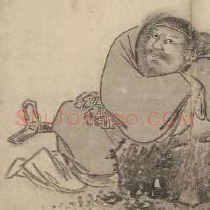 明代 张路《张路人物山水图册》国画人物作品图片赏析