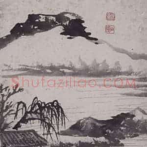 清代 石涛《石涛山水图册》国画综合作品图片赏析
