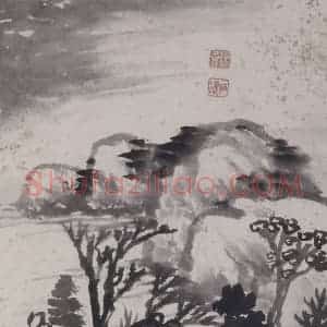 清代 石涛《石涛山水图册》国画综合作品图片赏析