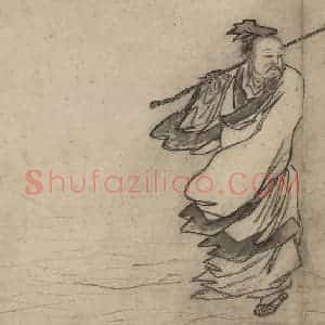 明代 张路《张路人物山水图册》国画人物作品图片赏析