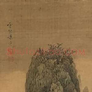 清代 上官周《上官周山水图屏》国画山水作品图片赏析