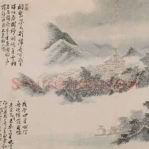 清代 上官周《上官周诗画图册》国画综合作品图片赏析