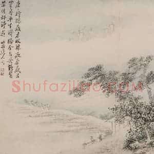 清代 上官周《上官周诗画图册》国画综合作品图片赏析