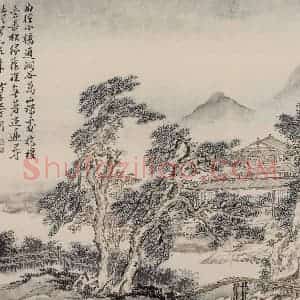 清代 上官周《上官周诗画图册》国画综合作品图片赏析