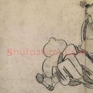 明代 张路《张路人物山水图册》国画人物作品图片赏析
