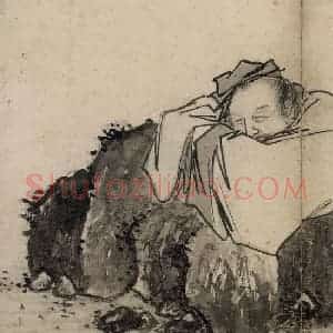 明代 张路《张路人物山水图册》国画人物作品图片赏析