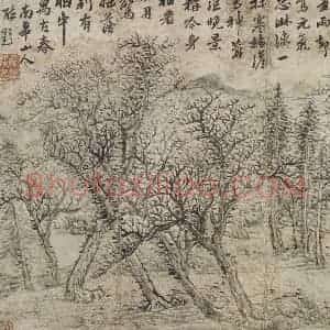 清代 张鹏翀《张鹏翀书画册》国画综合作品图片赏析