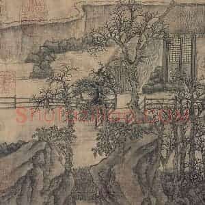 明代 谢时臣《谢时臣仿庐鸿草堂十景图册》国画综合作品图片赏析