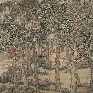明代 谢时臣《谢时臣仿庐鸿草堂十景图册》国画综合作品图片赏析