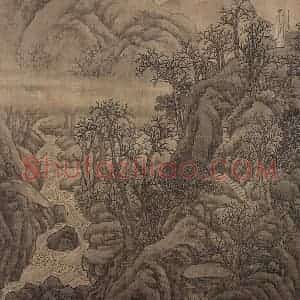 明代 谢时臣《谢时臣仿庐鸿草堂十景图册》国画综合作品图片赏析