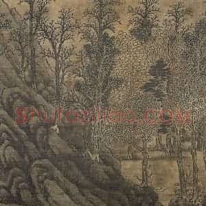 明代 谢时臣《谢时臣仿庐鸿草堂十景图册》国画综合作品图片赏析