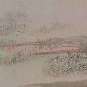 清代 费丹旭《费丹旭传画楼图卷》国画山水作品图片赏析