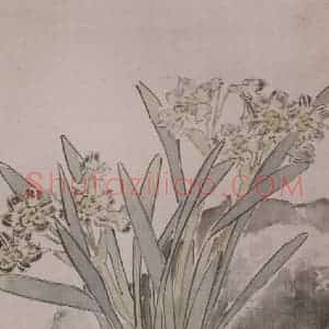 清代 任薰《任薰翎毛花卉图册》国画花鸟作品图片赏析