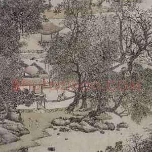 清代 蔡嘉《蔡嘉山水图册》国画山水作品图片赏析