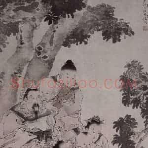 清代 任颐《任颐人物图屏》国画人物作品图片赏析
