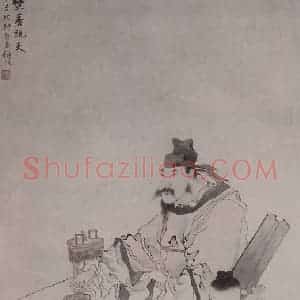 清代 任颐《任颐人物图屏》国画人物作品图片赏析