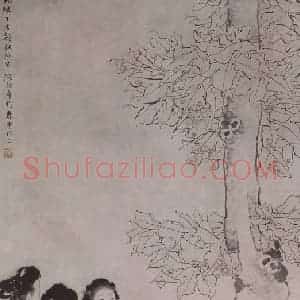 清代 任颐《任颐人物图屏》国画人物作品图片赏析