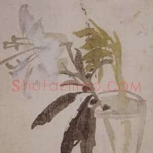 清代 任颐《任颐花果图册》国画花鸟作品图片赏析