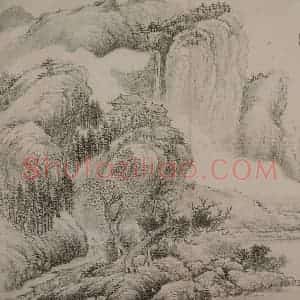 清代 李世棹《李世棹山水人物图册》国画综合作品图片赏析