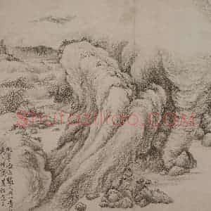 清代 李世棹《李世棹山水人物图册》国画综合作品图片赏析