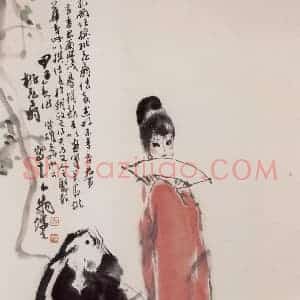 1983年 方增先《桃花扇》国画综合作品图片赏析
