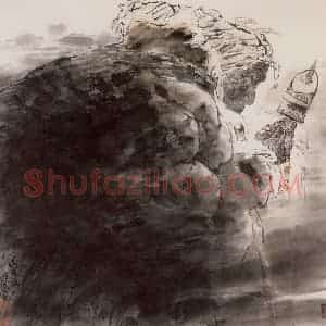 1998年 方增先《祈福》国画综合作品图片赏析
