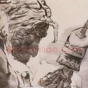1998年 方增先《祈福》国画人物作品图片赏析