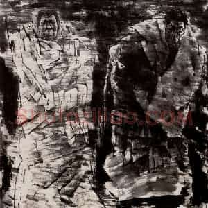 2002年 方增先《行行复行行》国画综合作品图片赏析