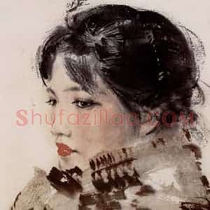 1976年 方增先《海燕》国画人物作品图片赏析