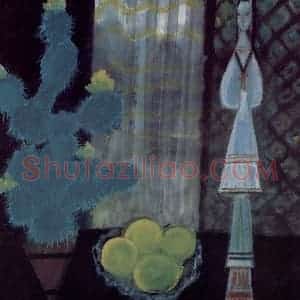 1978年 林风眠《静物》国画人物作品图片赏析