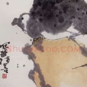 1992年 高冠华《鹰》国画花鸟作品图片赏析