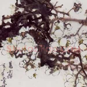 1992年 高冠华《晨雾》国画花鸟作品图片赏析