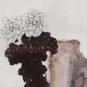 1990年 高冠华《傲骨经霜犹吐艳》国画花鸟作品图片赏析