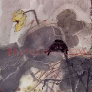 1991年 高冠华《暮色苍苍一片》国画花鸟作品图片赏析