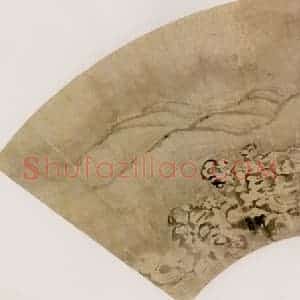 明代 蒋嵩《旭日东升图》国画山水作品图片赏析