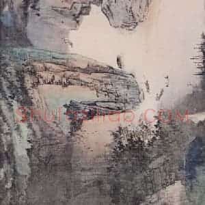 近现代 张大千《长江万里图》国画山水作品图片赏析