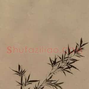 清代 汪士慎《兰竹图轴》国画花鸟作品图片赏析