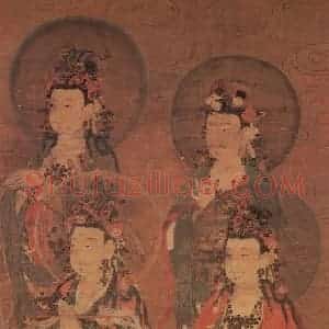 元代《说经图》国画人物作品图片赏析
