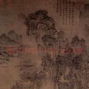 宋代 宋人《画山水》国画山水作品图片赏析