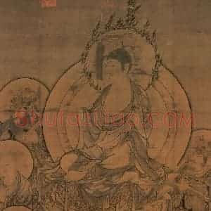 宋代 宋人《画如来说法图》国画人物作品图片赏析