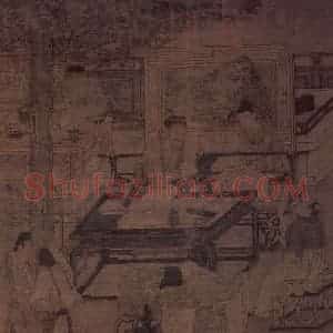 宋代 宋人《梧阴清暇图》国画综合作品图片赏析