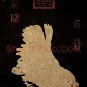 宋代 宋人《画子母鸡图》国画花鸟作品图片赏析