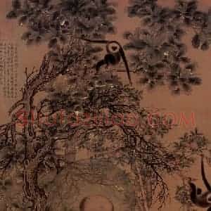 宋代 刘松年《画罗汉》国画人物作品图片赏析