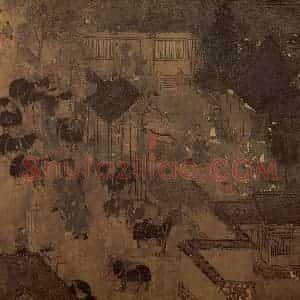 宋代 李唐《文姬归汉图》国画综合作品图片赏析