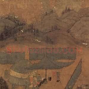 宋代 李唐《文姬归汉图》国画综合作品图片赏析